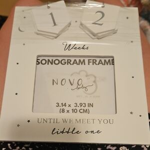NEW White Sonogram Frame